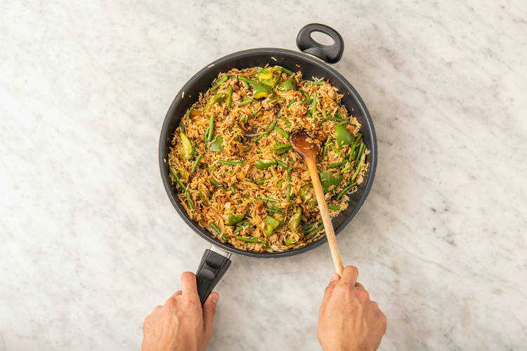 Add the Rice