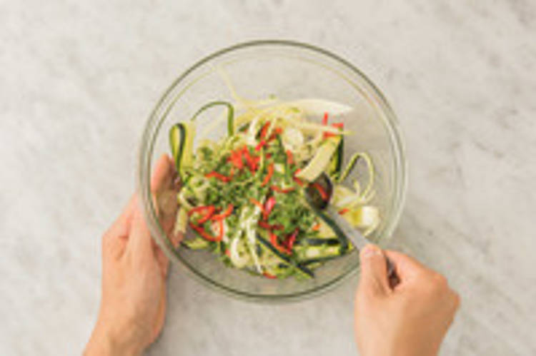 Salade maken