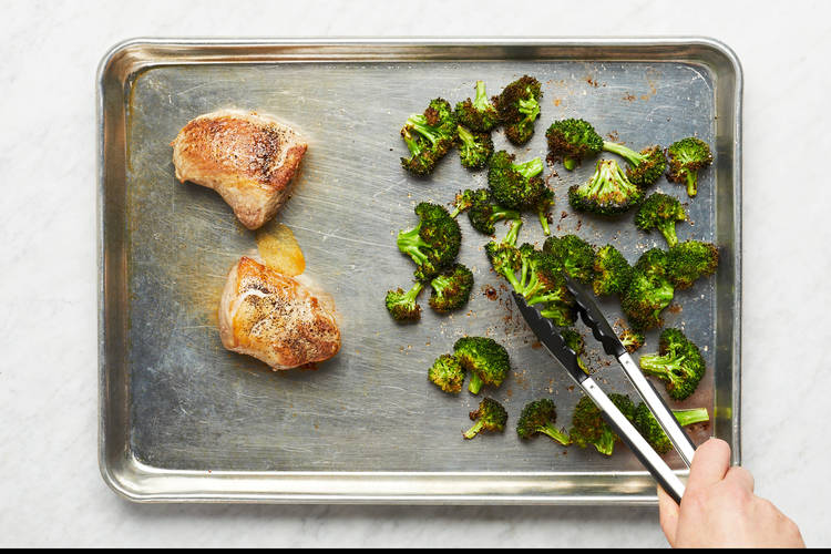 Roast Pork and Broccoli