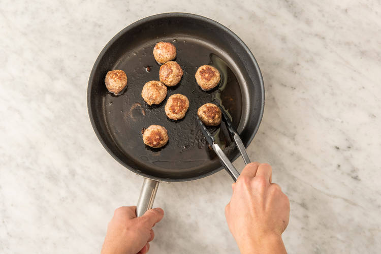 Brown the Meatballs