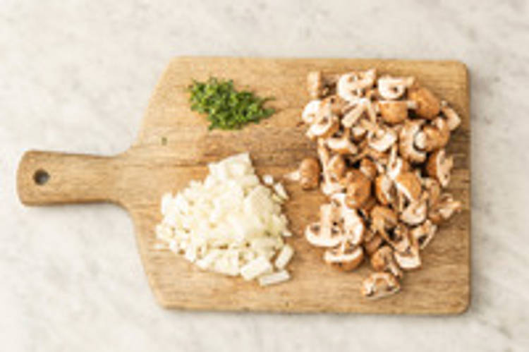 Champignons snijden