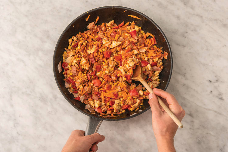 cook the filling