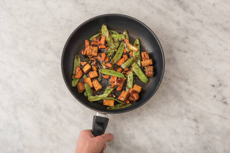 STIR-FRY THE VEGGIES