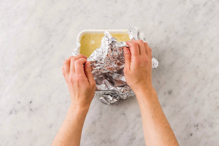 bake the risotto