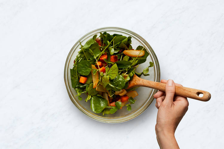 Finish Farro and Make Salad