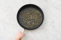 Pompoenpitten roosteren