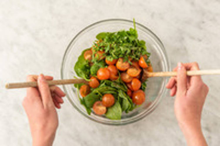 Salade maken