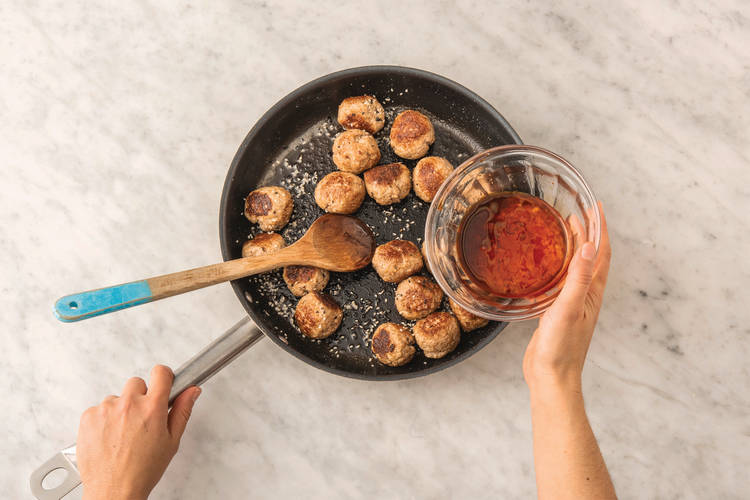COOK THE MEATBALLS