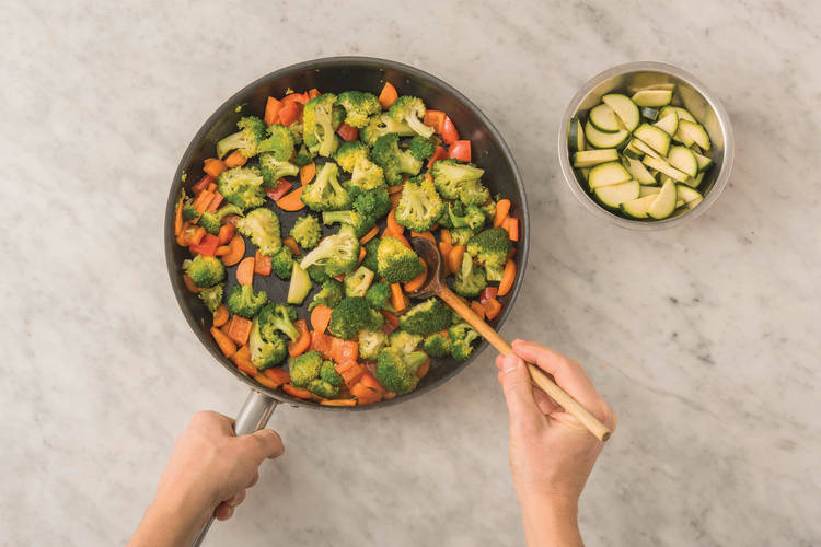 ADD THE VEGGIES