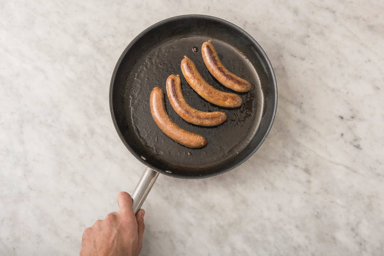 COOK THE SAUSAGES