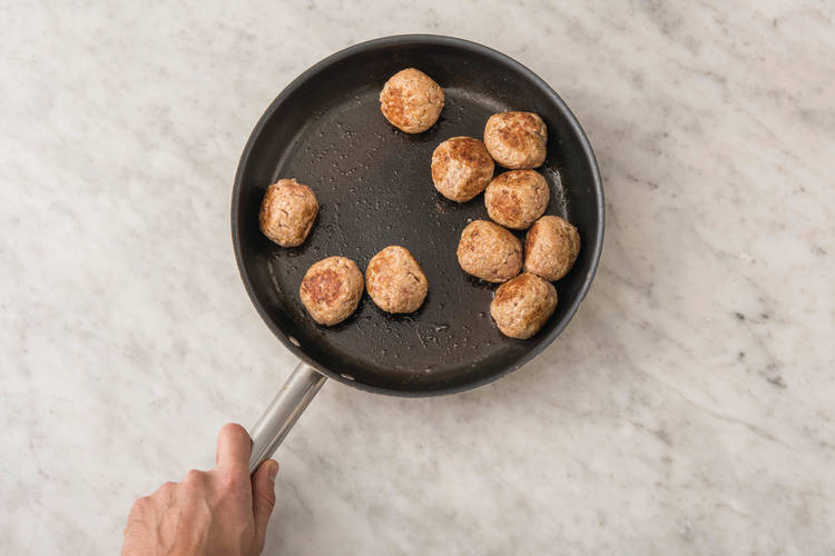 COOK THE MEATBALLS