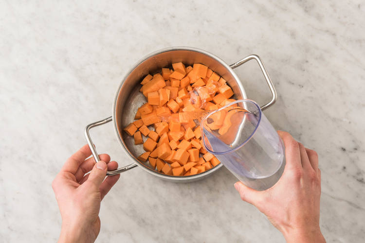 COOK SWEET POTATOES