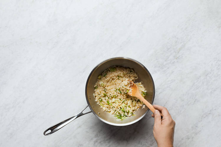 Make Scallion Couscous
