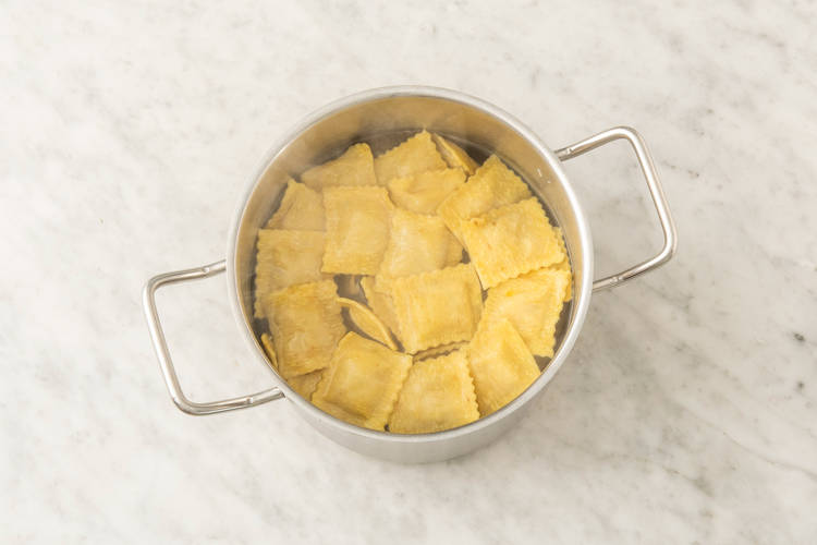 Cuisson des raviolis