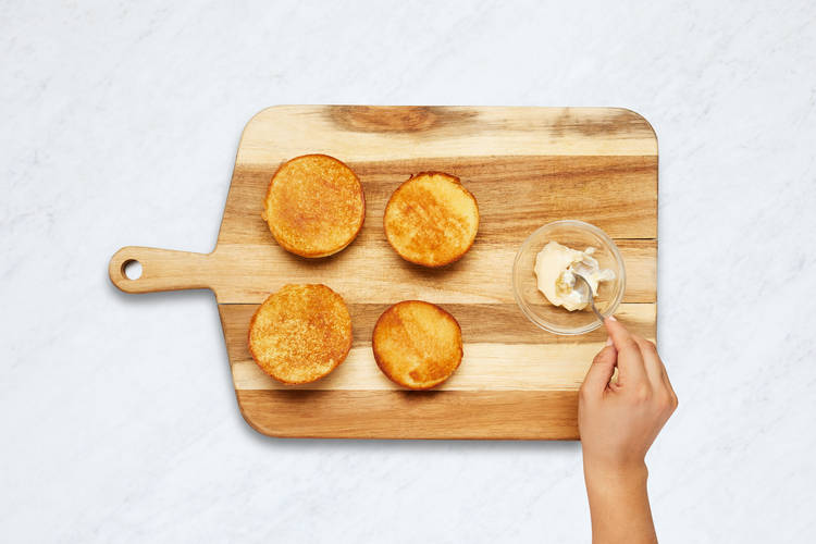 Toast Buns and Make Aioli