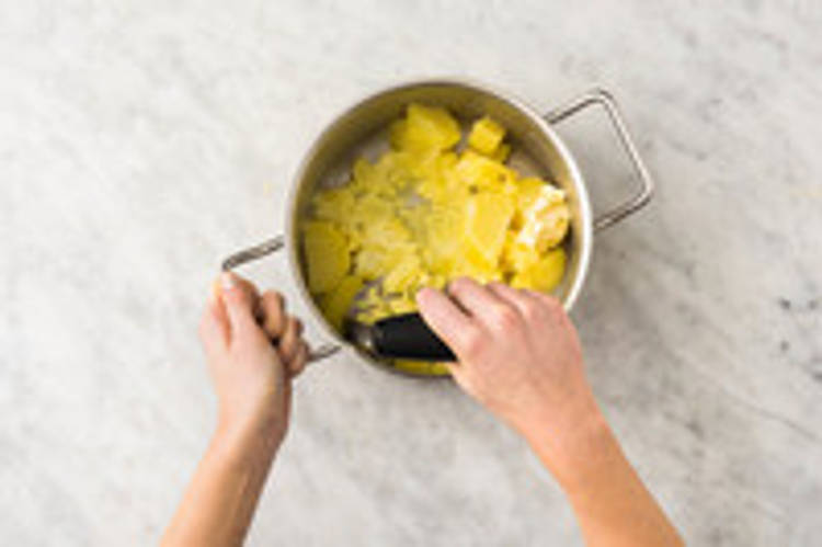 Puree stampen