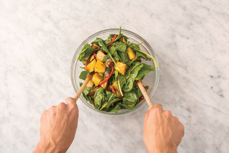 FINISH THE ROAST VEGGIE TOSS