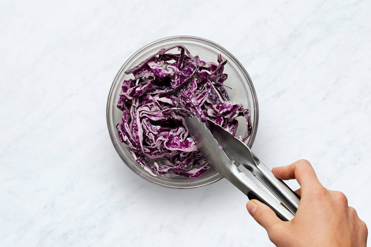 Make Slaw and Warm Tortillas