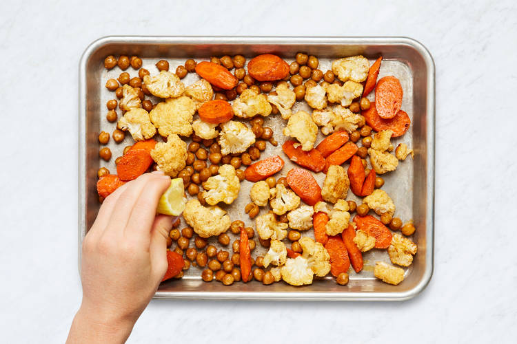 Roast Chickpeas and Veggies