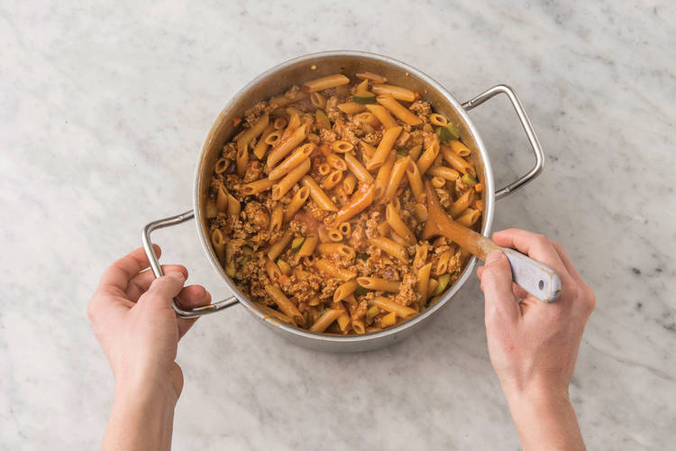 COOK THE PASTA IN ITS SAUCE