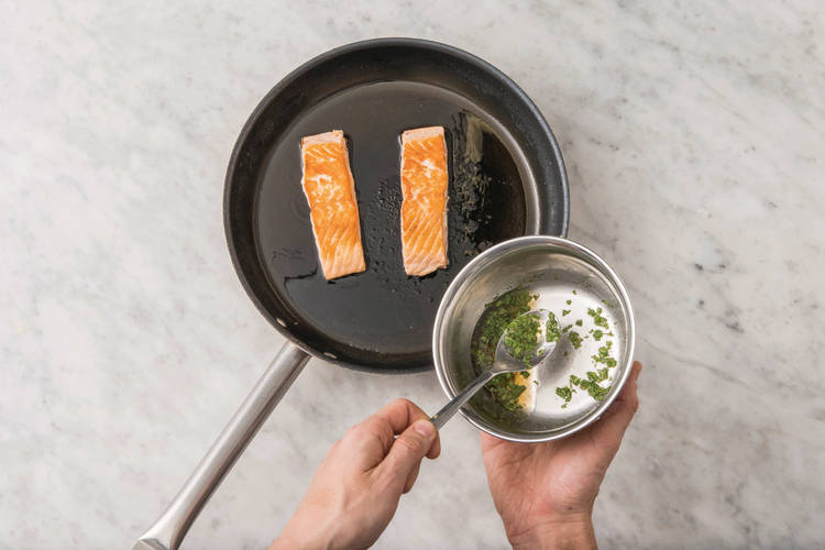 COOK THE SALMON