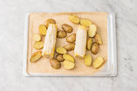 Cuire le maïs et le poivron