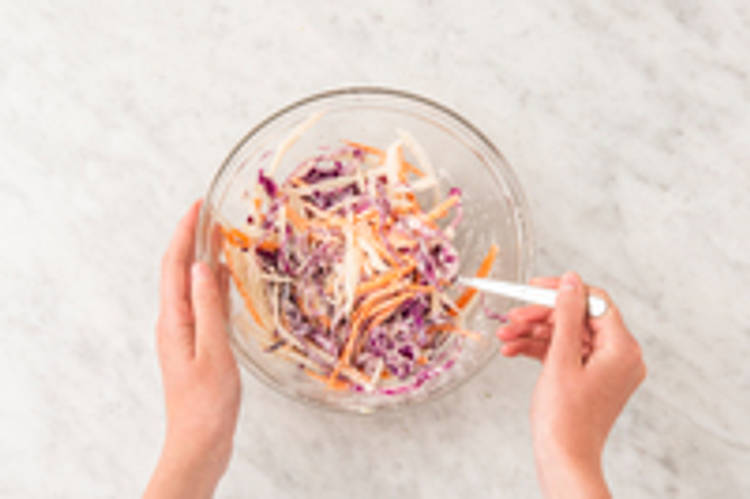 Préparer la salade