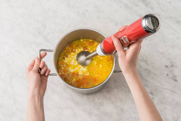 Suppe pürieren