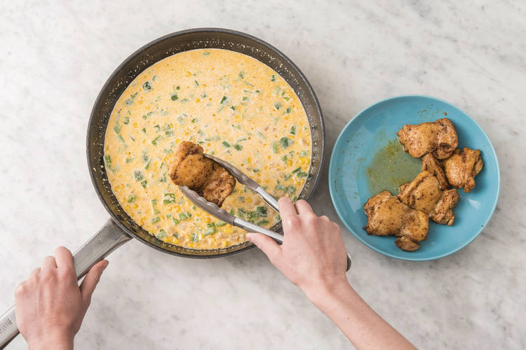 ADD THE COCONUT MILK