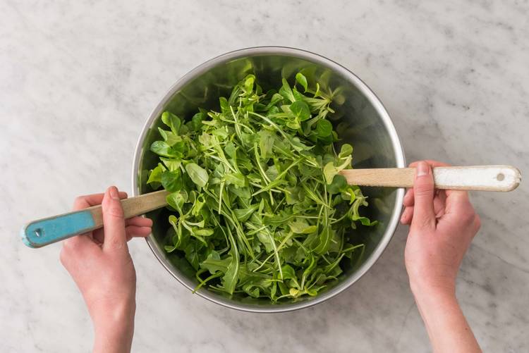 Salade maken