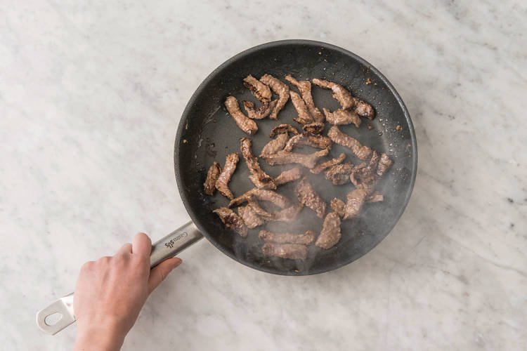 Cook the beef