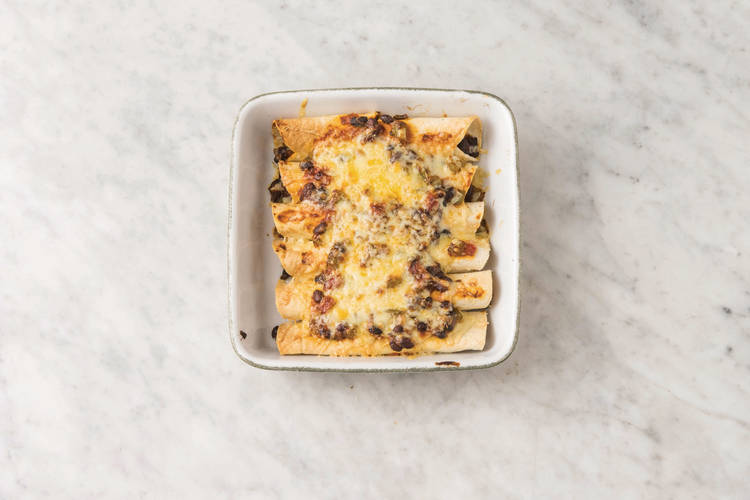 Bake the enchiladas