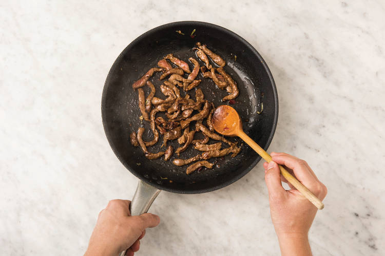 Cook the beef