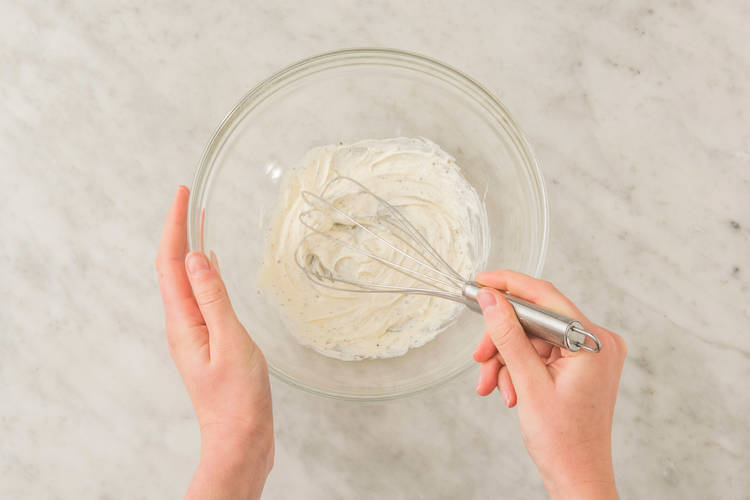 FINISH CHICKEN & MAKE DRESSING