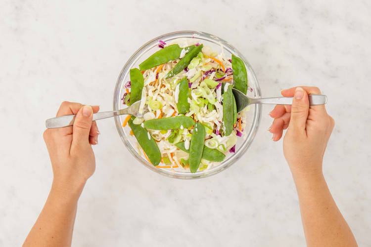 FINISH SLAW AND BURGERS