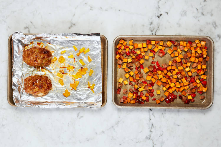 Roast Meatloaves and Veggies