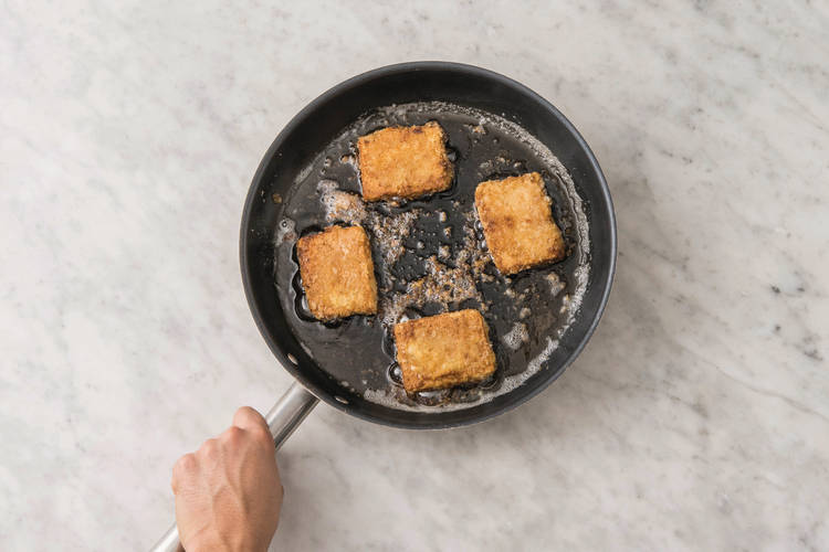 Cook the tofu