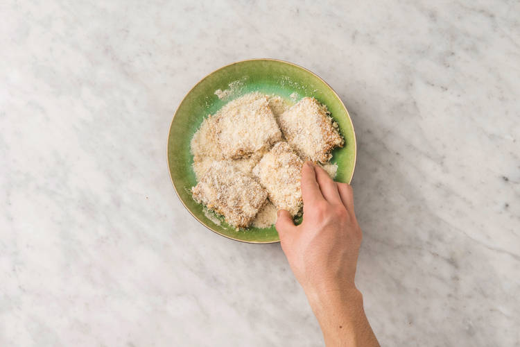 Crumb the tofu