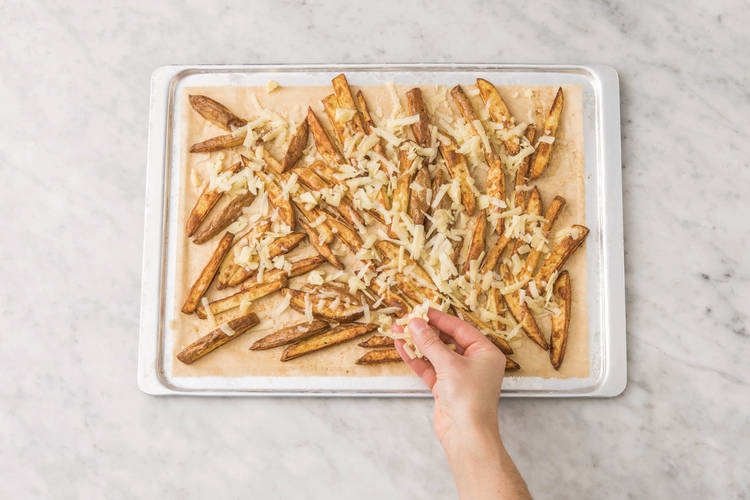 Bake the fries