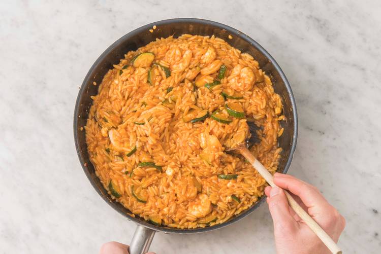 Add the Orzo