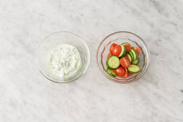 MAKE RAITA & VEGGIES