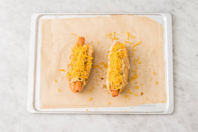 Hotdogs füllen