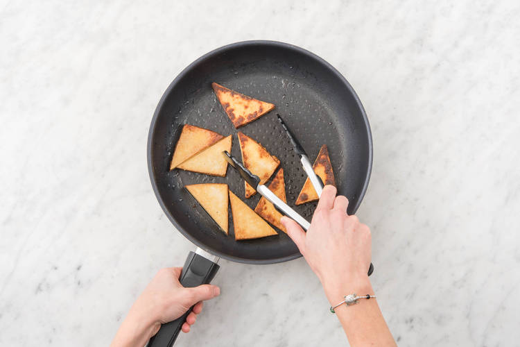 Cook the tofu
