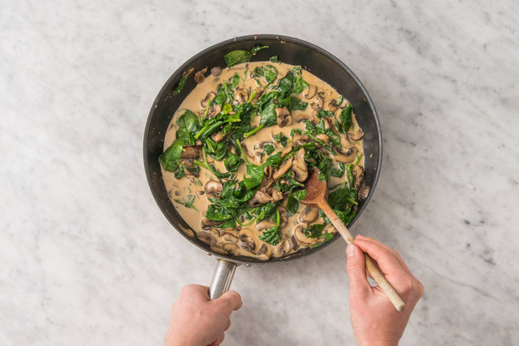 Cook the Spinach