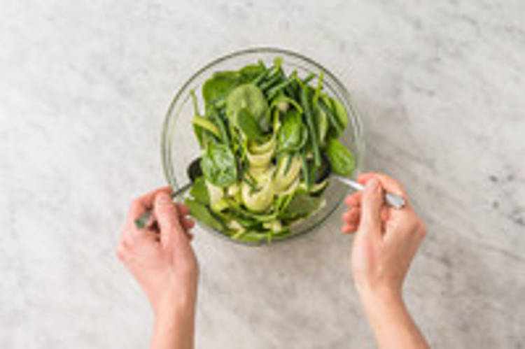 Salade maken