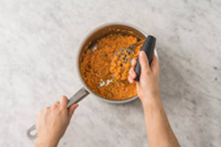 Préparer la purée de carottes