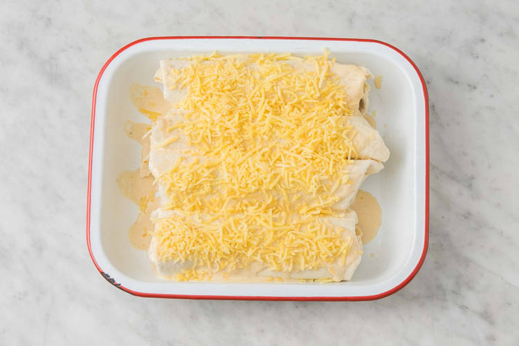 Enchiladas backen