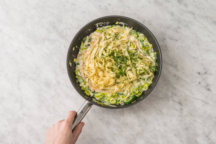 Pasta vollenden