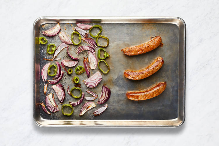 Roast Veggies and Sausage