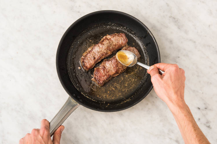 Cuire le steak